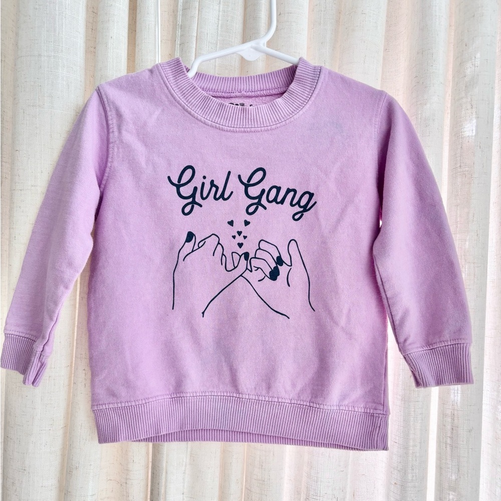 Girl Gang sweatshirt the wishing elephant 2T